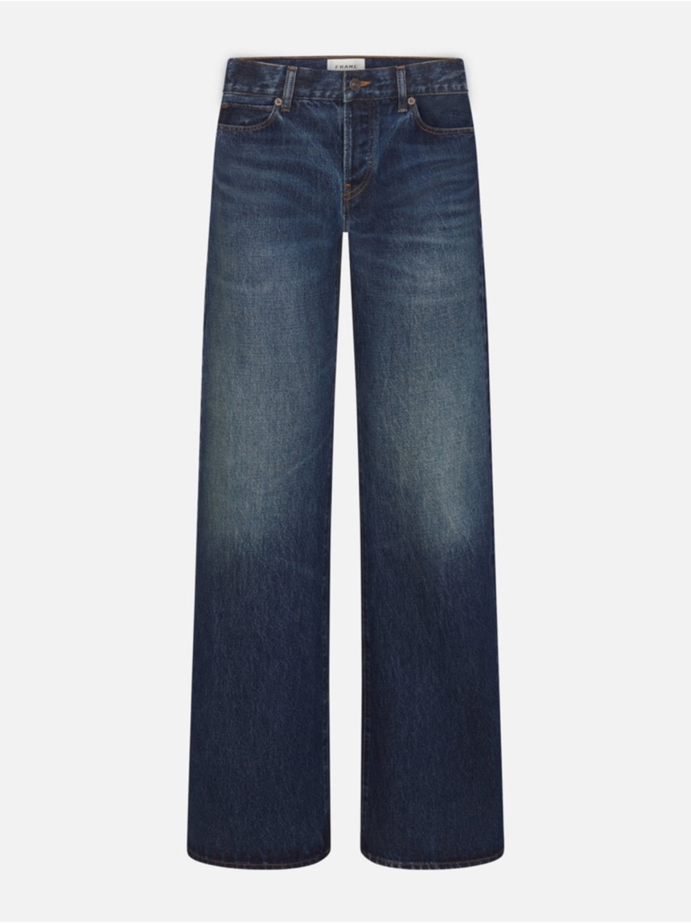 Frame Denim Women's Bootcut Jeans in Dark Blue Wash